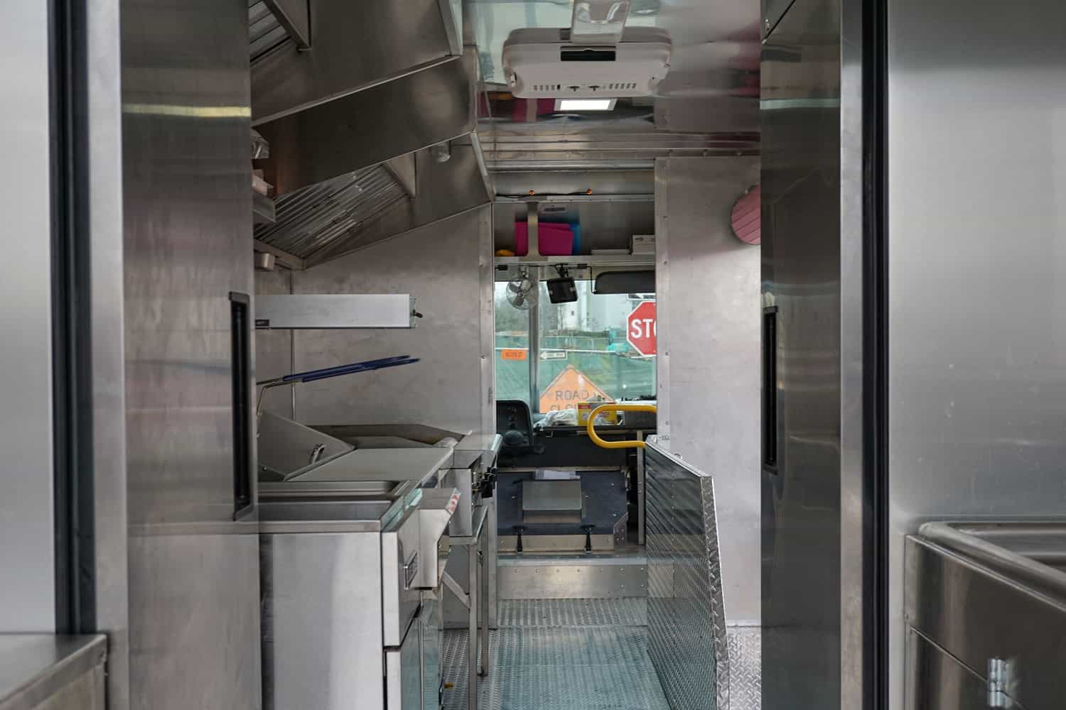 Babies Badass Burgers Food Truck Interior